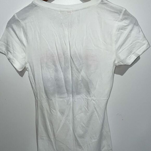 Heart & Hips Women's White Good Vibes Crew Neck Tunic T-Shirt Small NWT - Picture 6 of 8